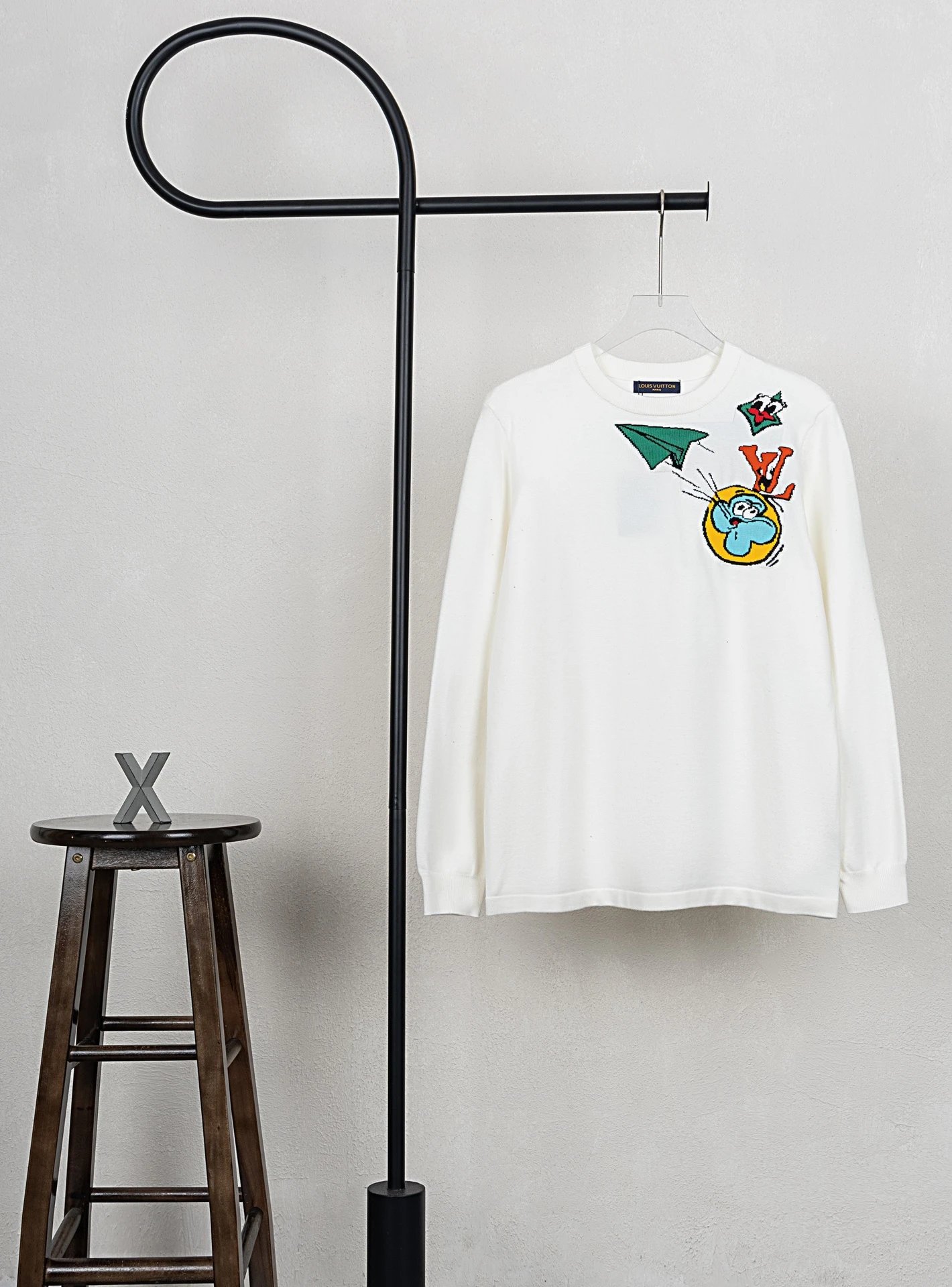 Louis Vuitton Knitwear Crewneck logo knit sweater — 0501011CPZC