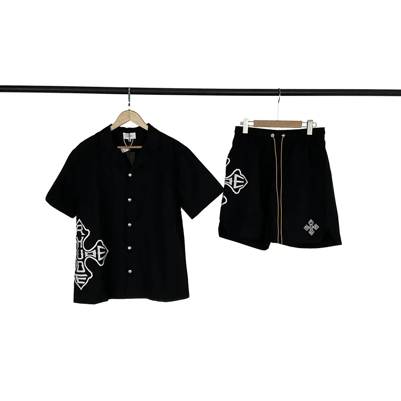 Rhude Cross Logo Vacation Two-Piece Short Set - rep Rhude