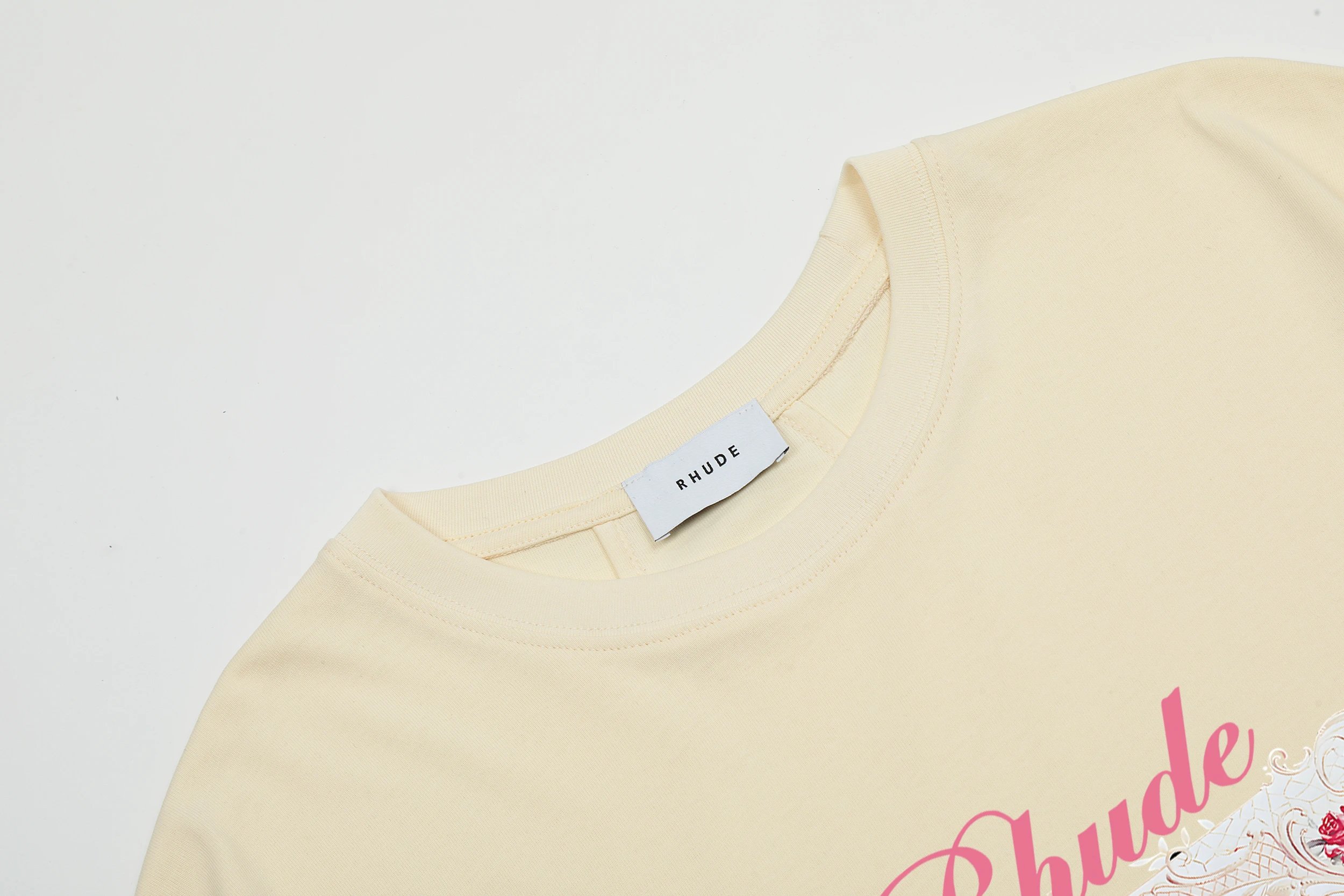 Rhude Storms Never Last Graphic T-Shirt Beige - 12