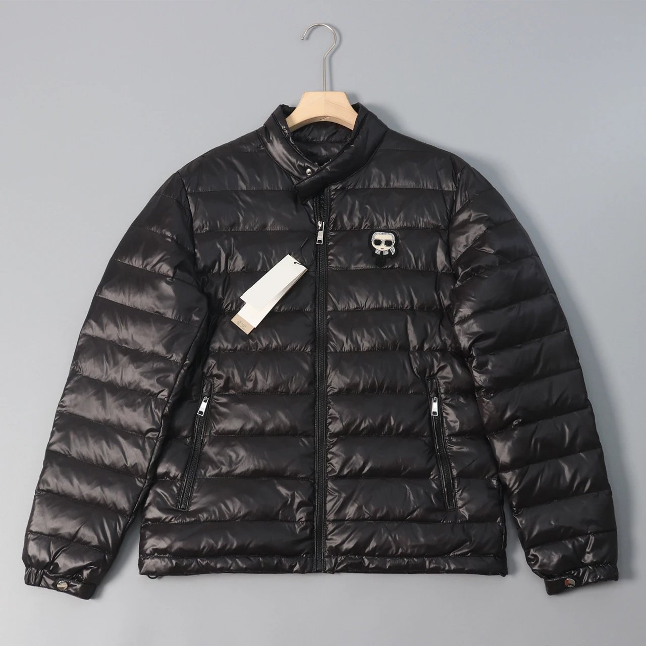 Unbranded Puffer vest and jackets with cartoon head patch — 3