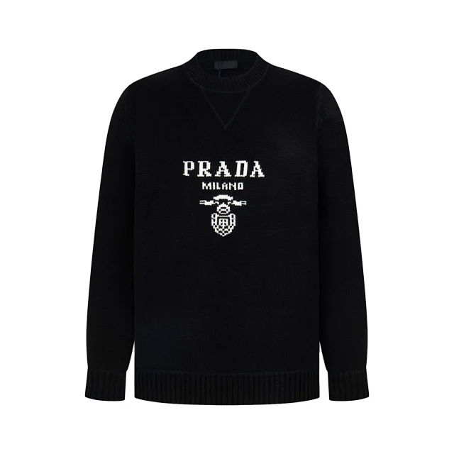 Prada Knitwear Logo Knit Sweater product detail image 11