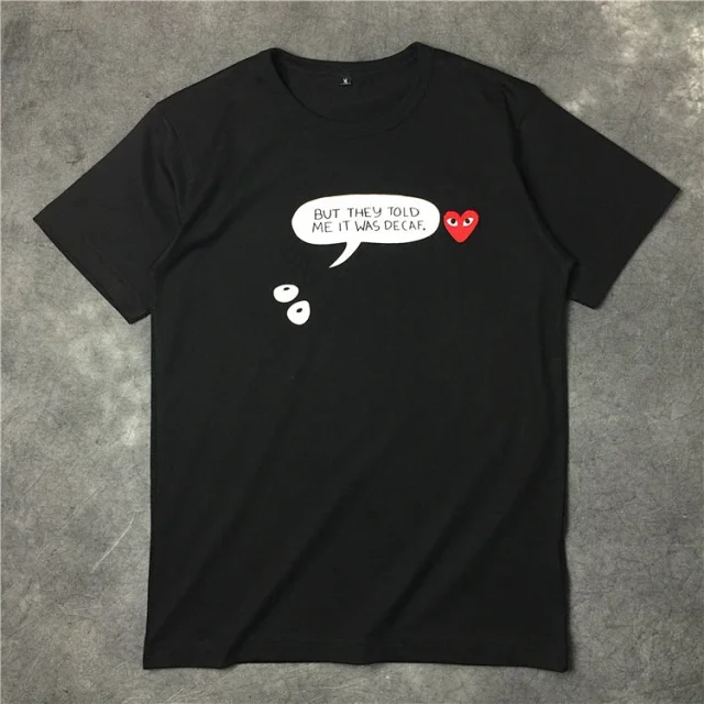 Comme des Garçons T-Shirts PLAY heart graphic short-sleeve T-shirt product detail image 14