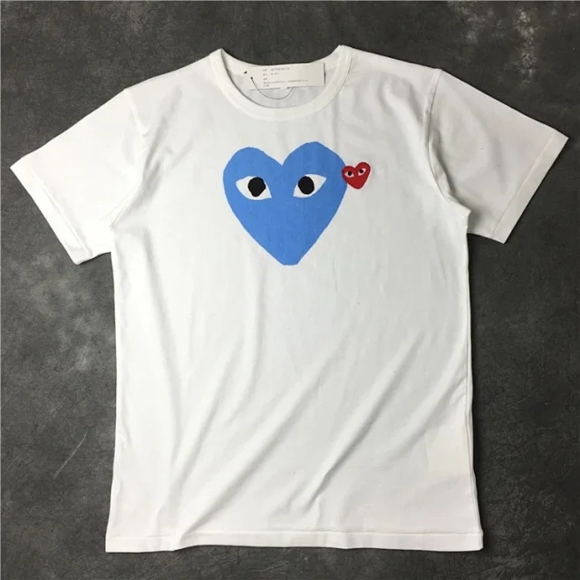 Comme des Garçons T-Shirts PLAY heart graphic short-sleeve T-shirt product detail image 13