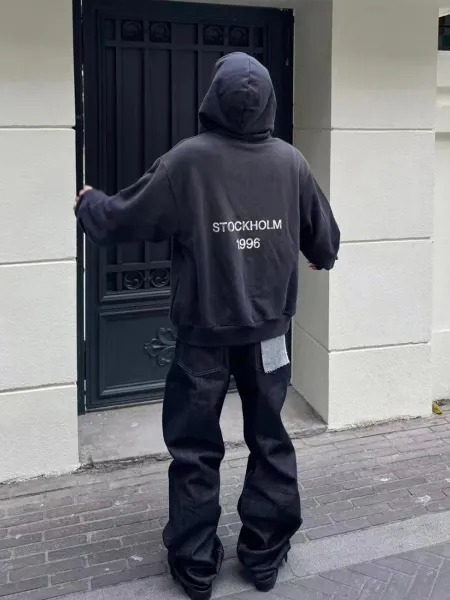 Design Stockholm 1996 Hoodie Black Hoodie - 1