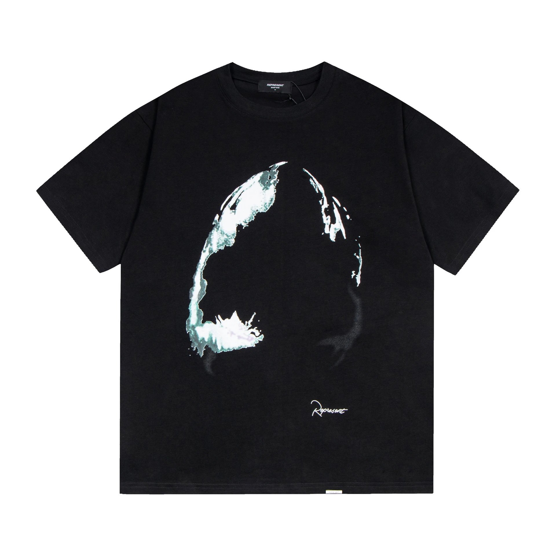 Represent Premium R-Girls Graphic Black T-Shirt - 14