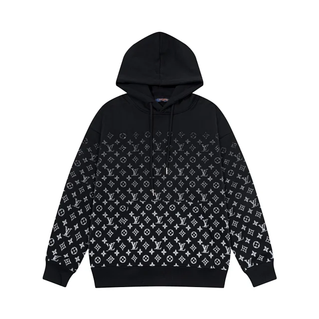 Louis Vuitton Hoodies & Sweatshirts Drawstring pullover hoodie with kangaroo pocket product detail image 8
