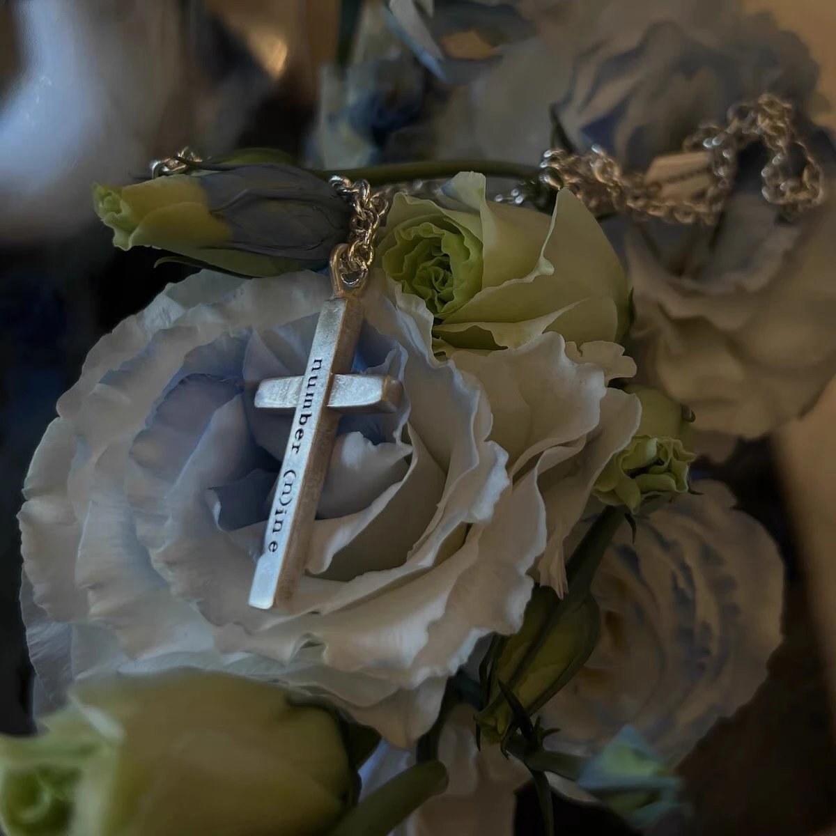 Number Nine Cross Necklace