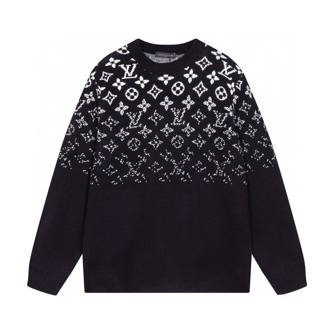 Louis Vuitton Knitwear Crewneck logo knit sweater — 0501022CPZC