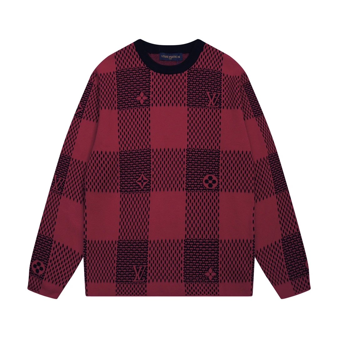 Louis Vuitton Knitwear Crewneck logo knit sweater — 0501025CPZC