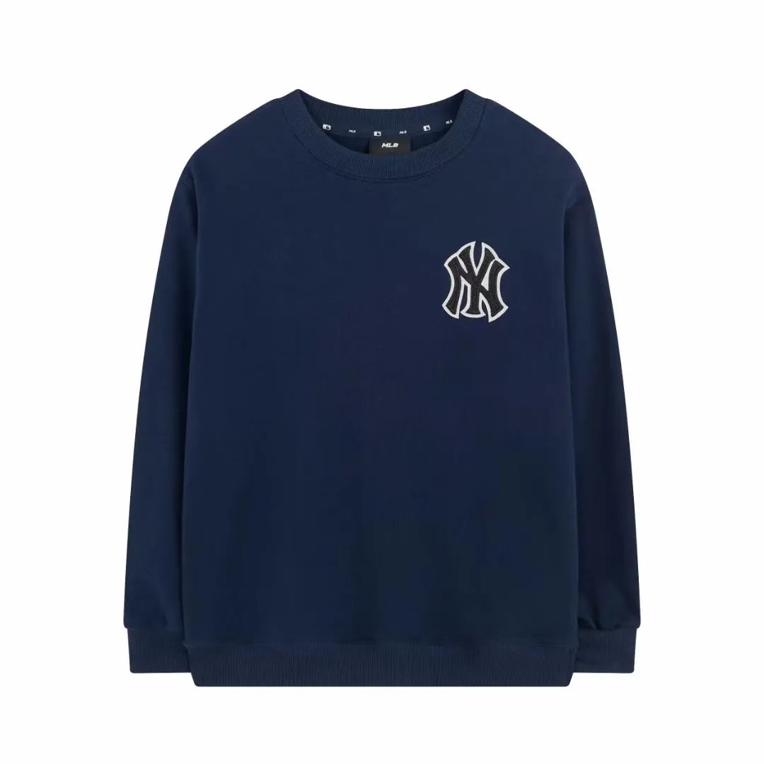 MLB Hoodies & Sweatshirts Crewneck NY Logo Patch Sweatshirt — 0457009CPZC