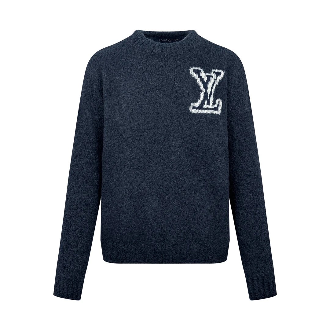 Louis Vuitton Knitwear Crewneck logo knit sweater — 0501019CPZC