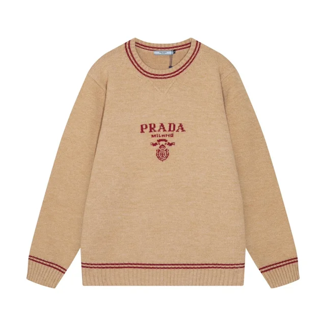 Prada Knitwear Logo Knit Sweater product detail image 4