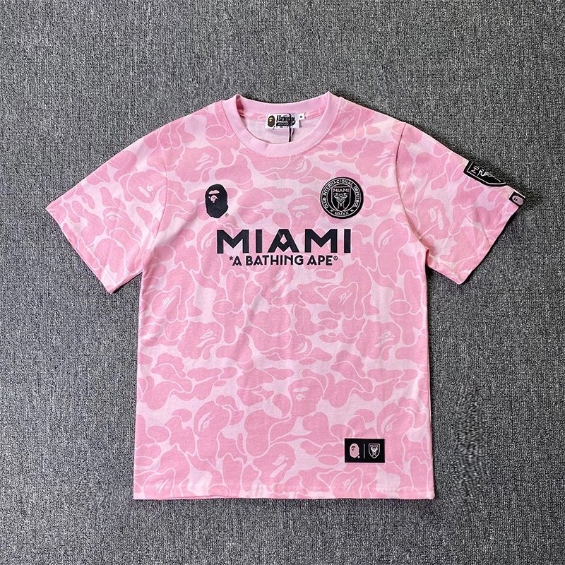 A Bathing Ape A Bathing Ape Miami Pink Camo T-Shirt Pink