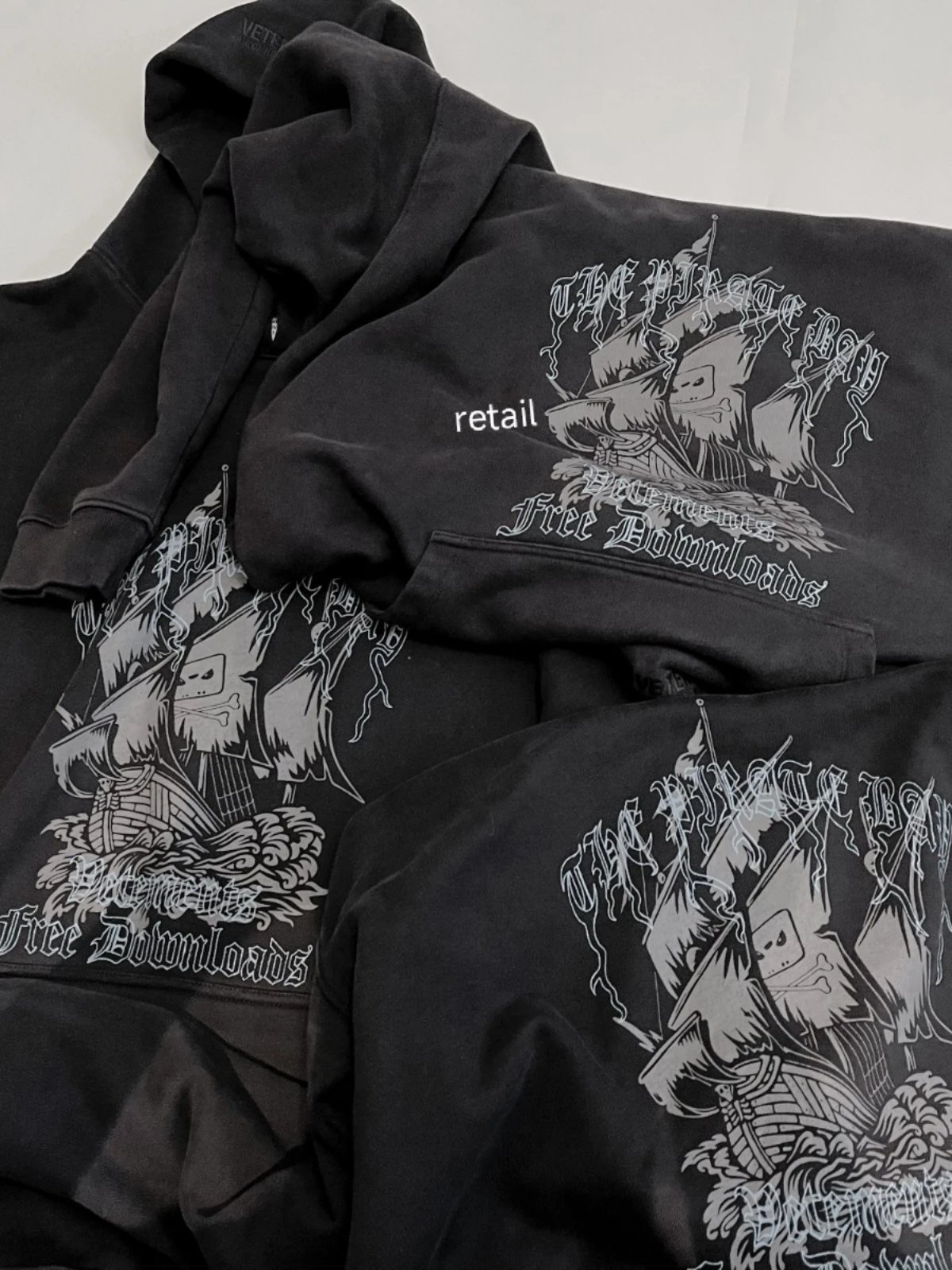 Vetements Pirate Bay Hoodie