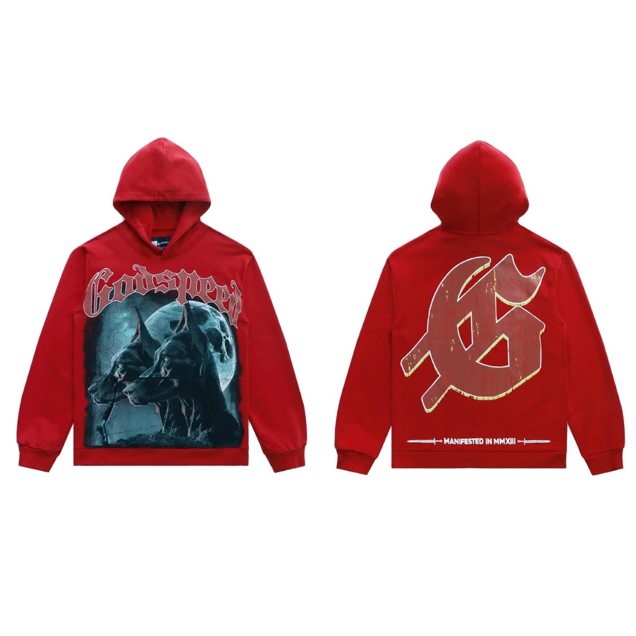 Godspeed Hoodies & Sweatshirts Pullover Hoodie with Graphic Print — 0388038CPZC