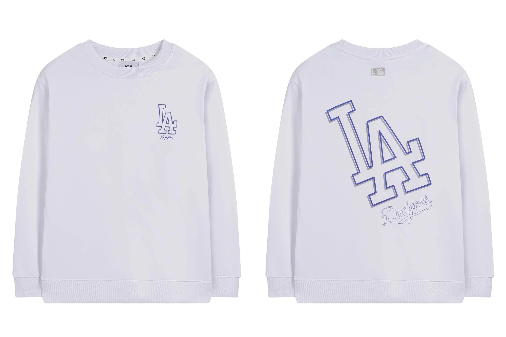 MLB Hoodies & Sweatshirts Crewneck NY Logo Patch Sweatshirt — 0457032CPZC