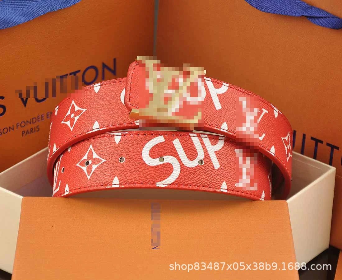 SUP red+gold buckle