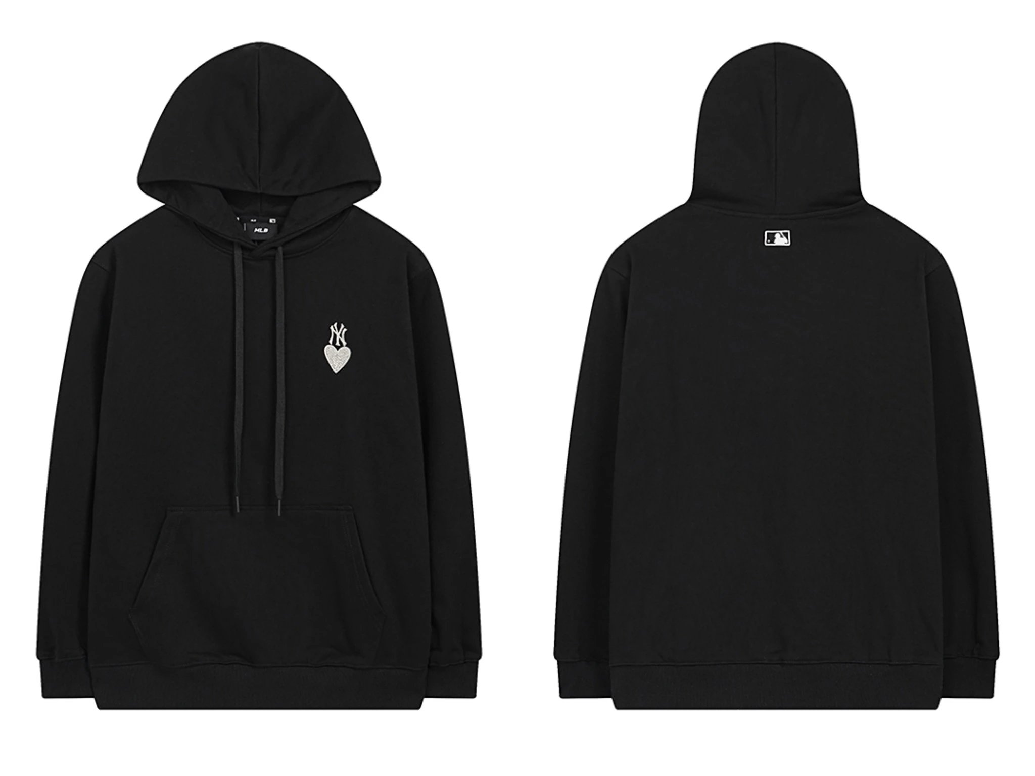 MLB New York Yankees and Boston Red Sox Logo Hoodie in Cream and Olive - 6