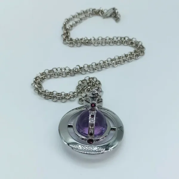 Vivienne Westwood Orb Pendant Necklace Purple Jewelry - 1