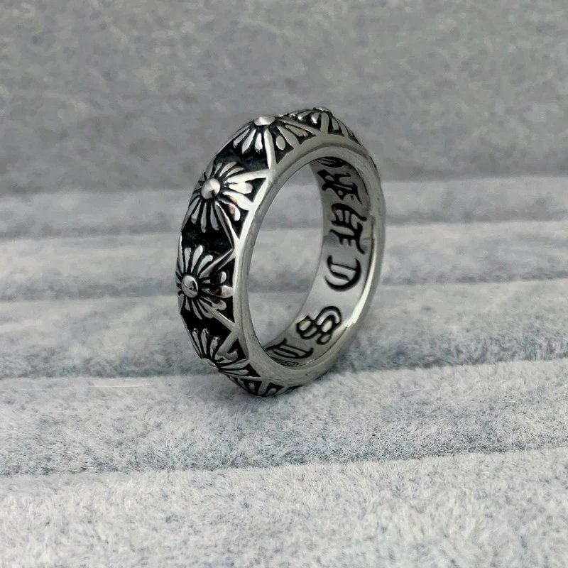 Chrome Hearts Silver Cross Motif Ring Set Jewelry - 12