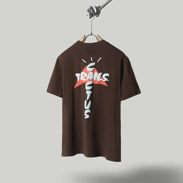 Travis Scott x Cactus Jack Brown Arrow Graphic T-Shirt - 1