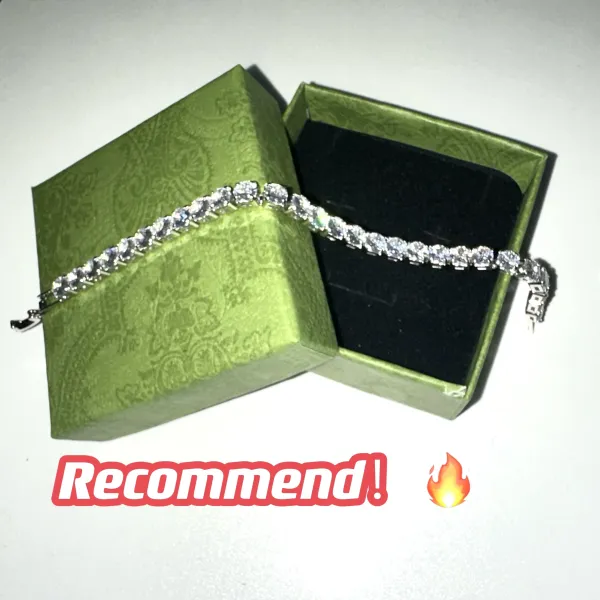 Design Tennis Bracelet Silver Cubic Zirconia Bracelet Jewelry - 3