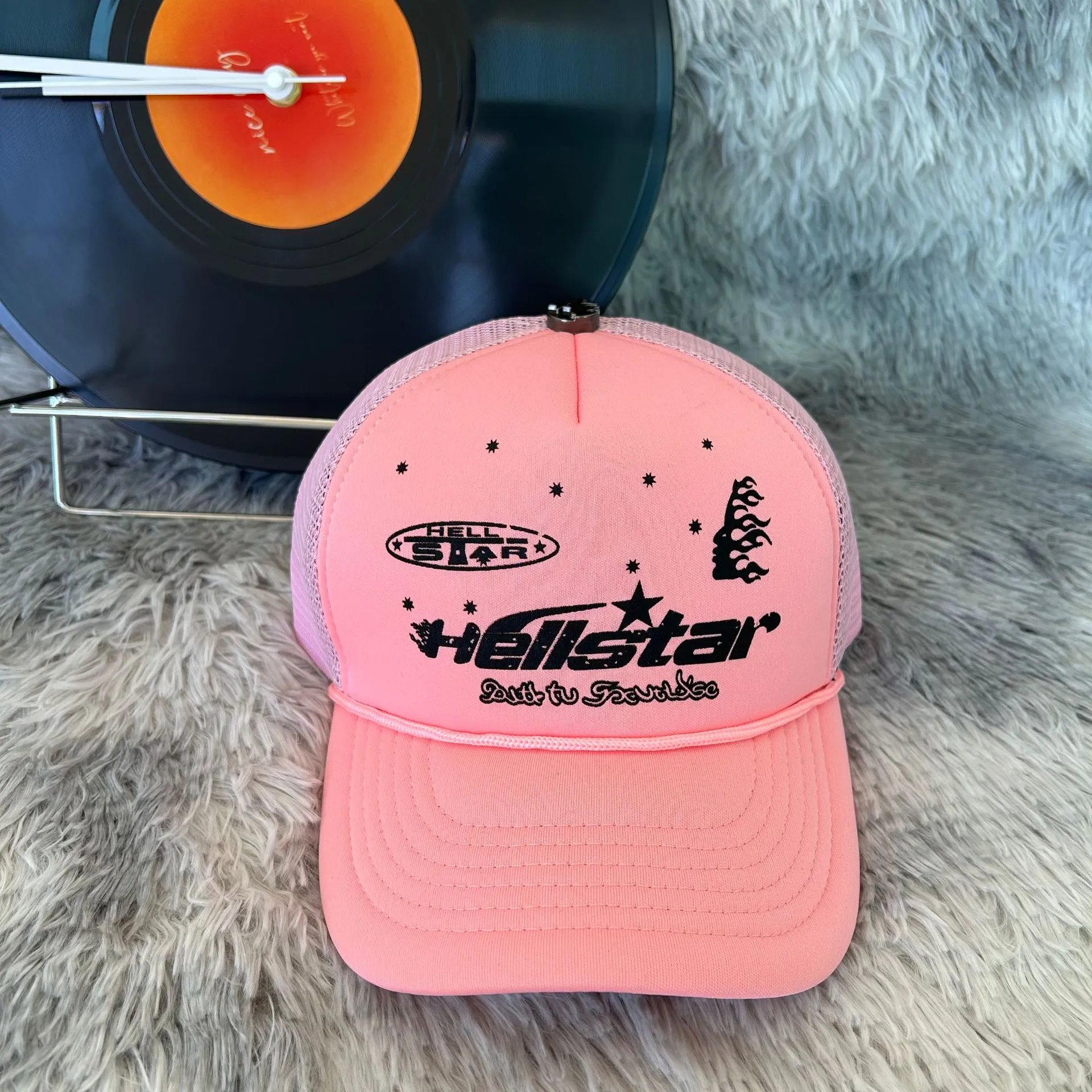 Hellstar Starlight White Mesh Trucker Cap Baseball Cap - 5