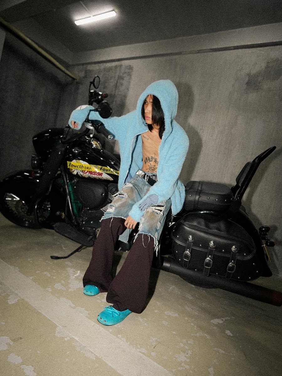 Fourthsex Heavy Weight Hand-Distressed Mud-Dyed Patchwork · 5