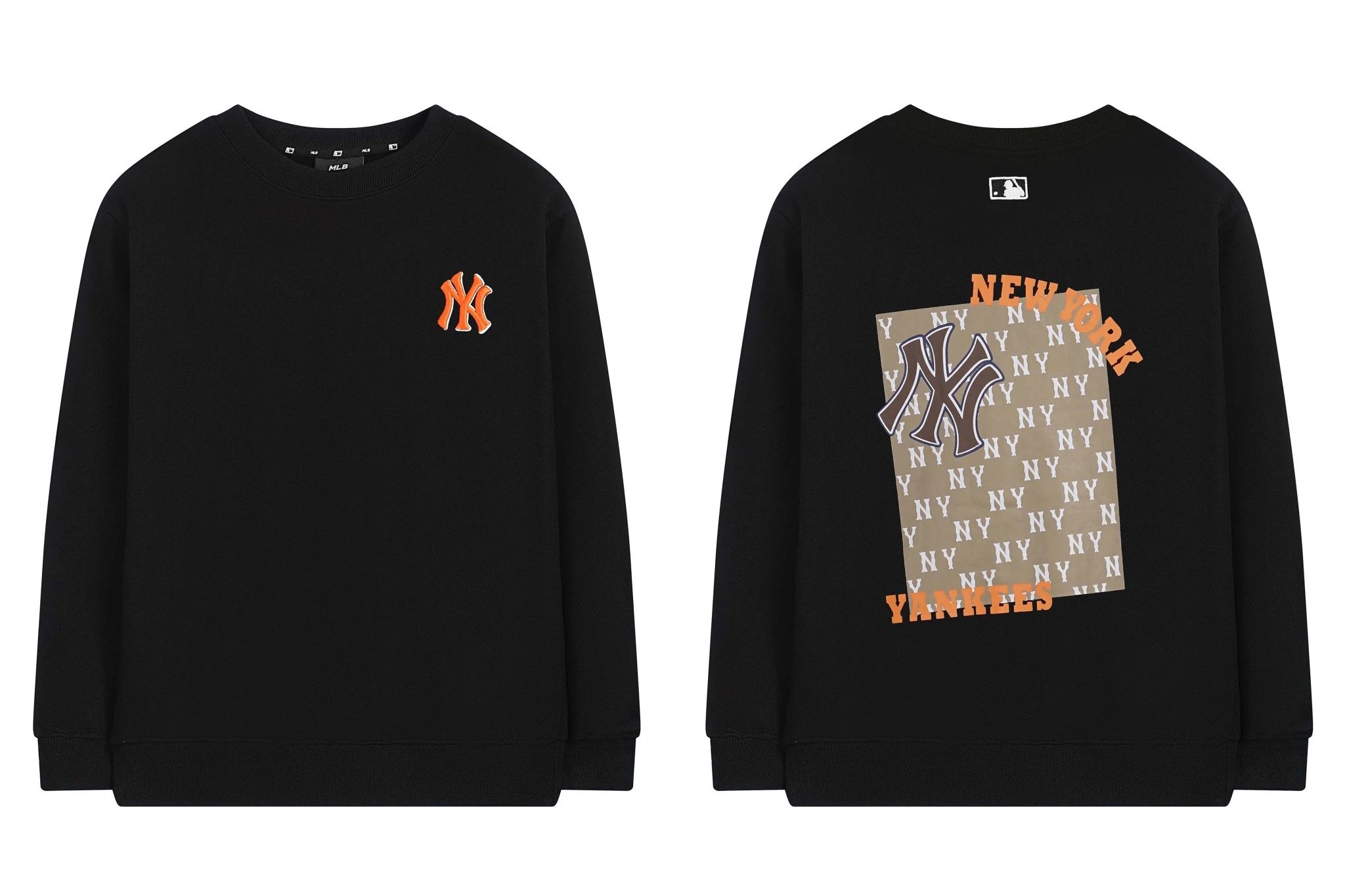 MLB Hoodies & Sweatshirts Crewneck NY Logo Patch Sweatshirt image 10