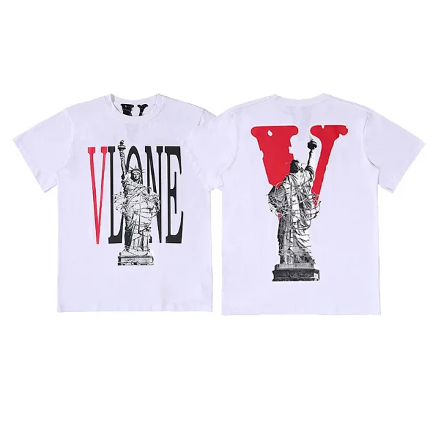 VLONE T-Shirts Short-Sleeve Graphic Logo T-Shirt product detail image 11