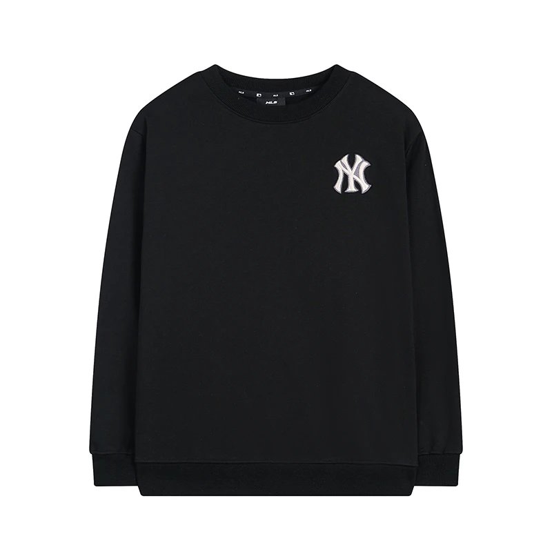 MLB Hoodies & Sweatshirts Crewneck NY Logo Patch Sweatshirt — 0457007CPZC