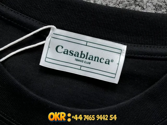 Casablanca T-Shirts Tennis Club Chest Graphic product detail image 5