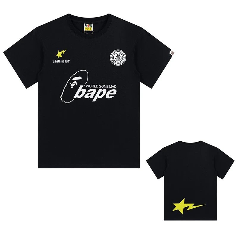 A Bathing Ape BAPE Camo Stack T-Shirt Black - 13
