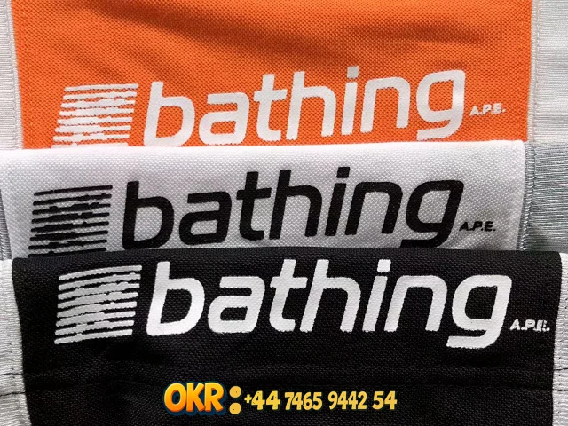 BAPE Matching Sets 93 Varsity Short-Sleeve Shirt and Shorts Set product detail image 7