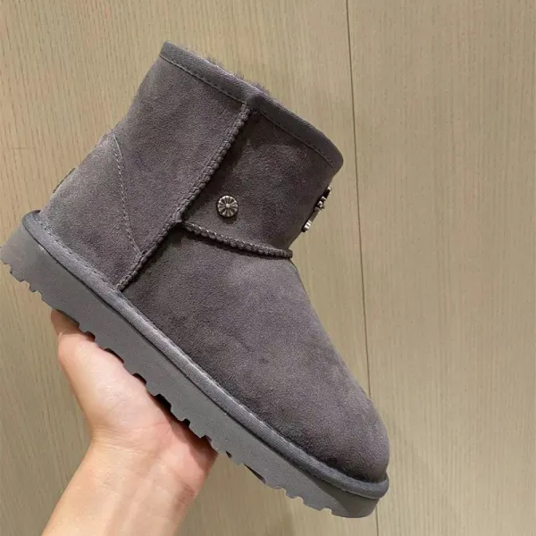 UGG Classic Mini II Chestnut Suede Boots Snow Boots - 2