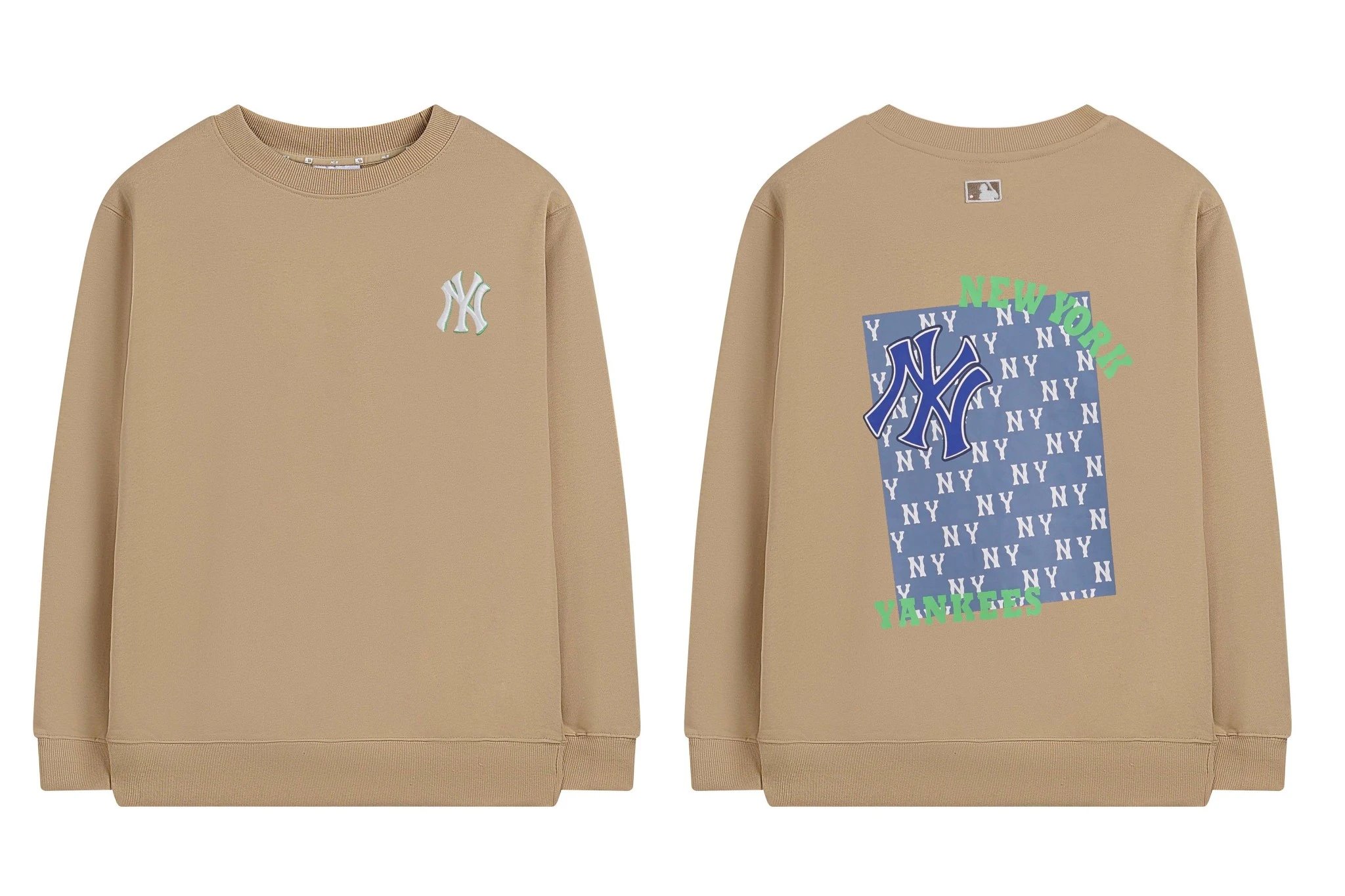 MLB Hoodies & Sweatshirts Crewneck NY Logo Patch Sweatshirt image 11