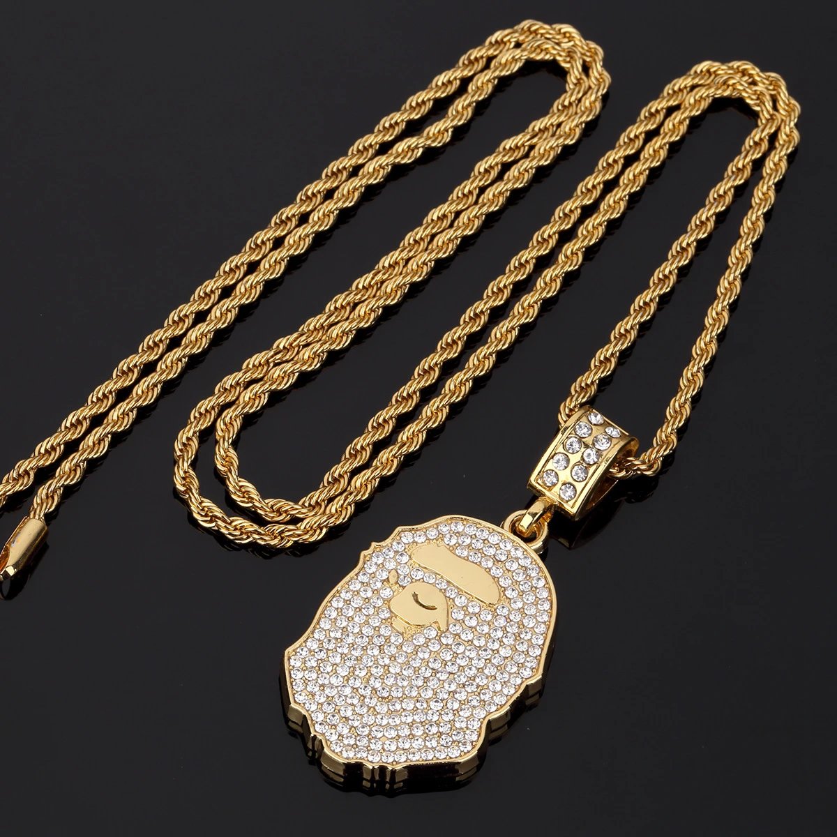 Bape Gold Chain Necklace 3