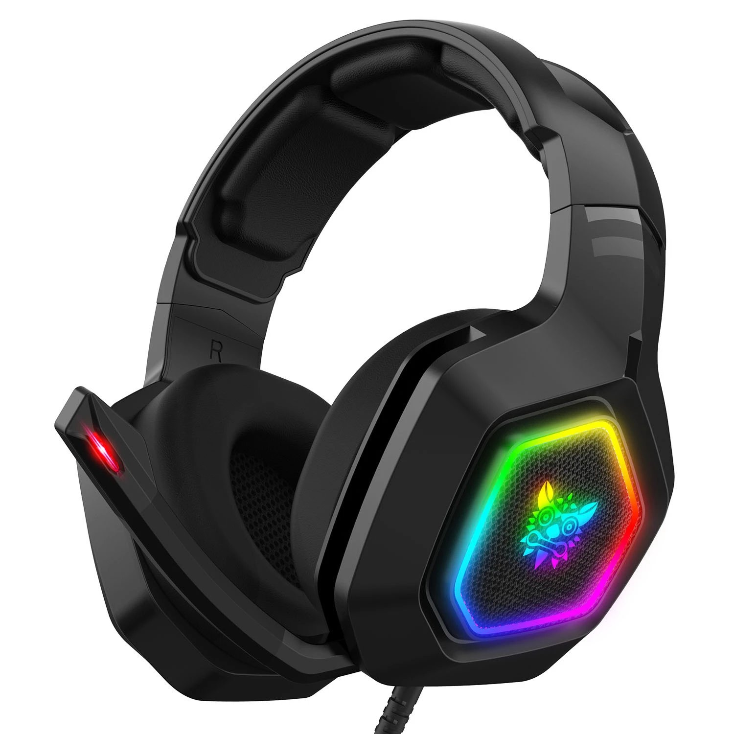 ONIKUMA (Model K10) belongs to the series of RGB-illuminated wired gaming headsets. - rep elektronika