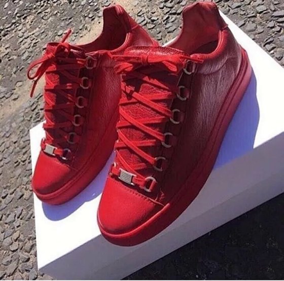 Genuine Cowhide Leather Lace-Up Low-Top Unisex Board Shoes for Men and Women, New Autumn/Winter Style, Trendy Casual Shoes in Red