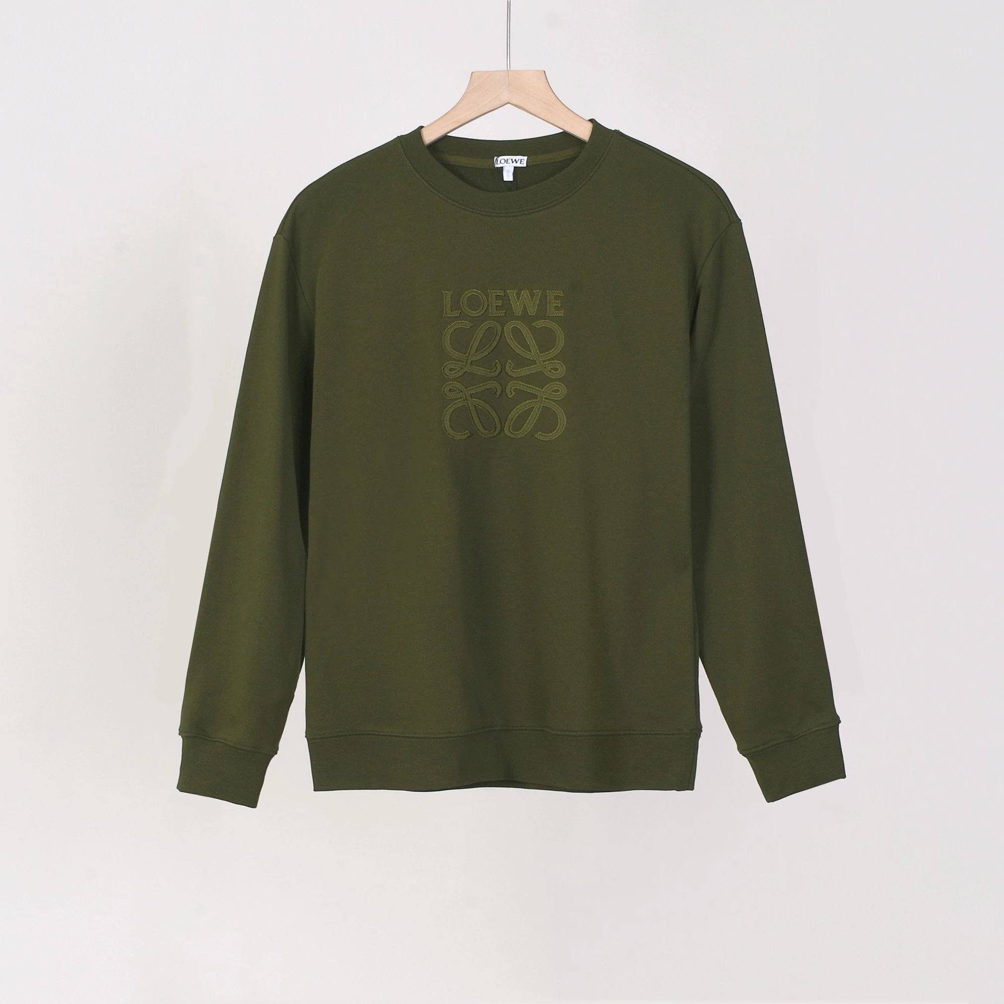 Loewe Anagram Embroidered Black Sweater - 5