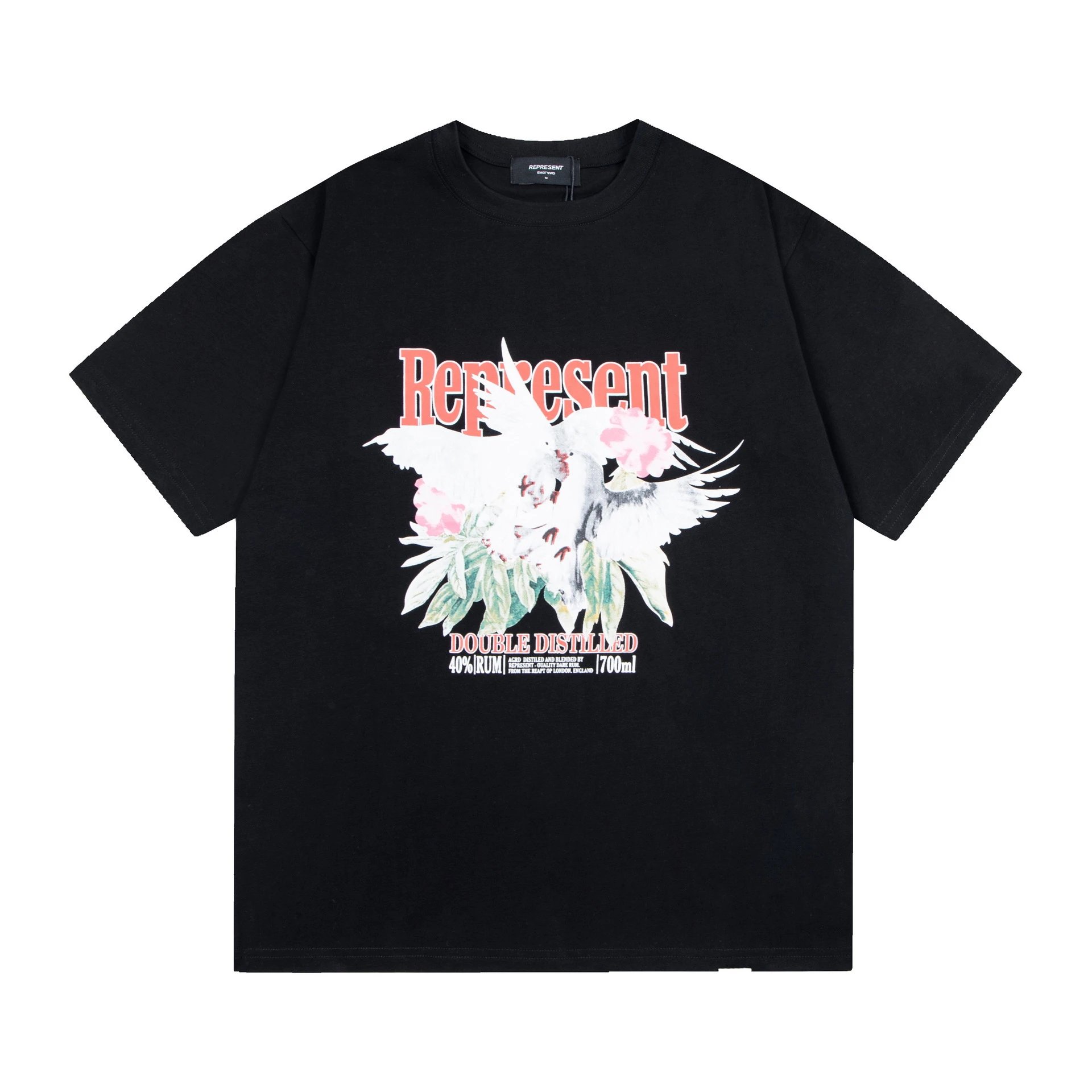 Represent Premium R-Girls Graphic Black T-Shirt - 13