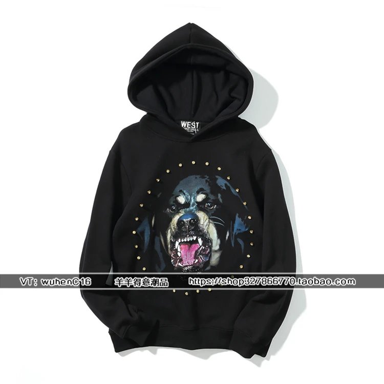 Diamond dog hooded sweatshirt