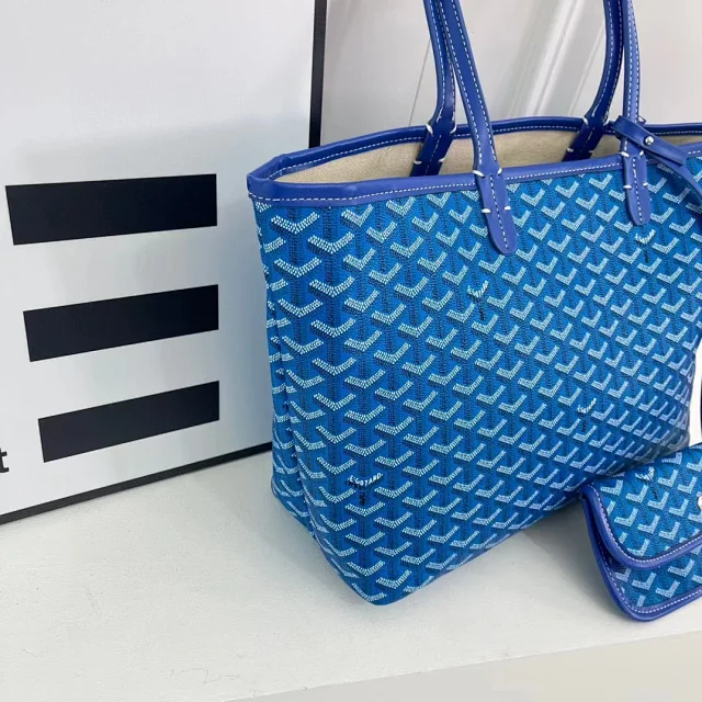 Goyard Travel Bags Chevron monogram duffel bag product detail image 14