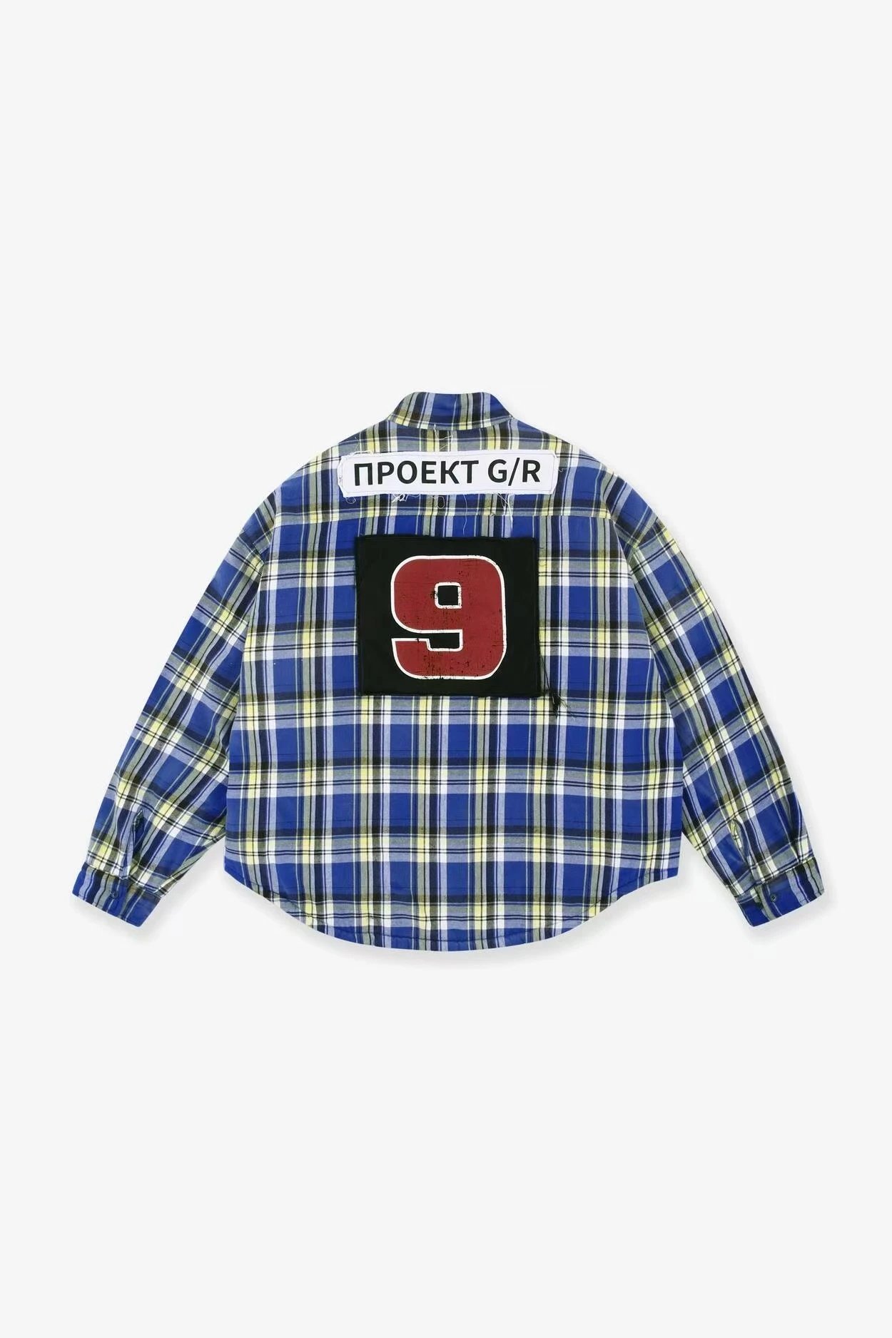 Grailz Learl G/r Russian Patch Print Silhouette Plaid · 3