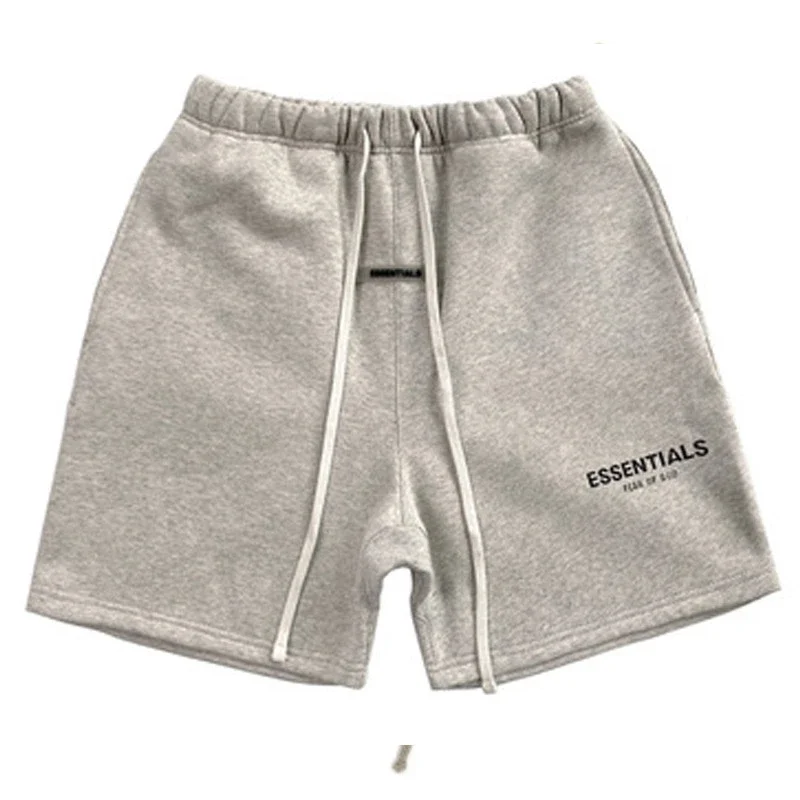 Essentials (Fear of God) Letter-Print Mid-Length Sweatshorts - rep szorty