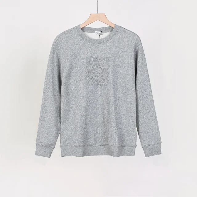 Loewe Hoodies & Sweatshirts Anagram embroidered crewneck sweatshirt product detail image 5