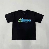 Black and blue 3116 short sleeve tee