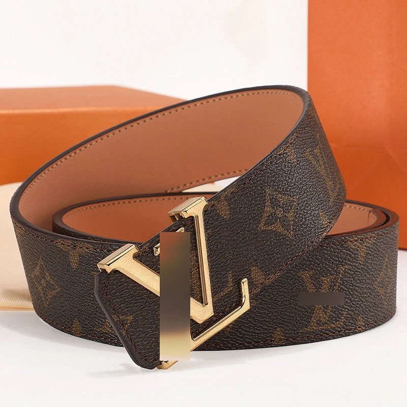 Coffee flower+gold buckle