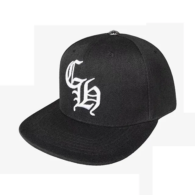 Chrome Hearts Hats Embroidered Logo Patch Flat-Brim Cap product detail image 34