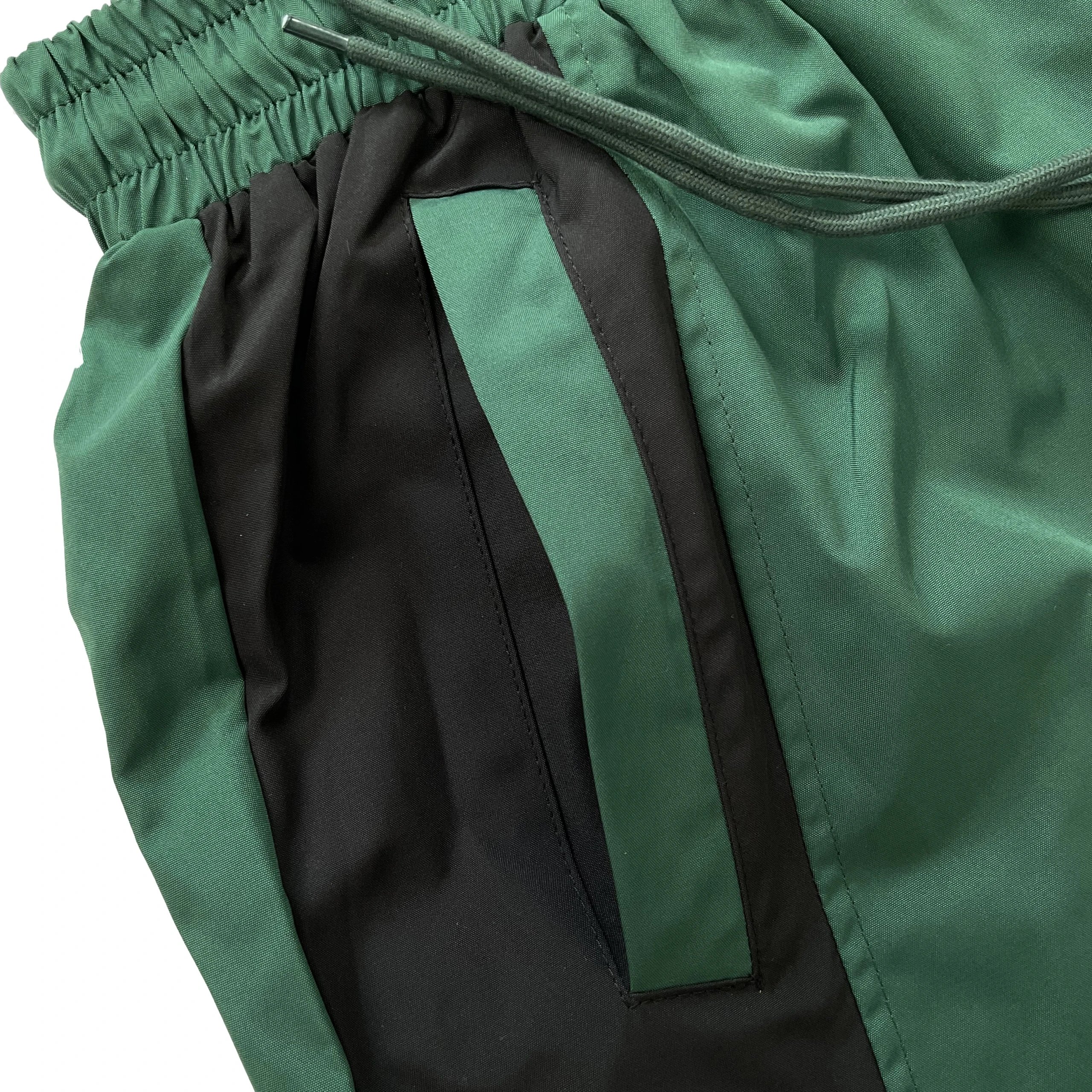 Trapstar Panelled Swim Shorts Black/White/Gray - 14